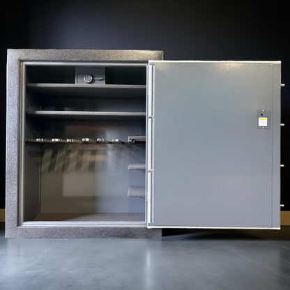 Interior of a large gun safe 
