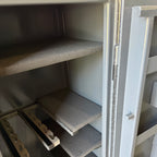 closeup of gun safe interior
