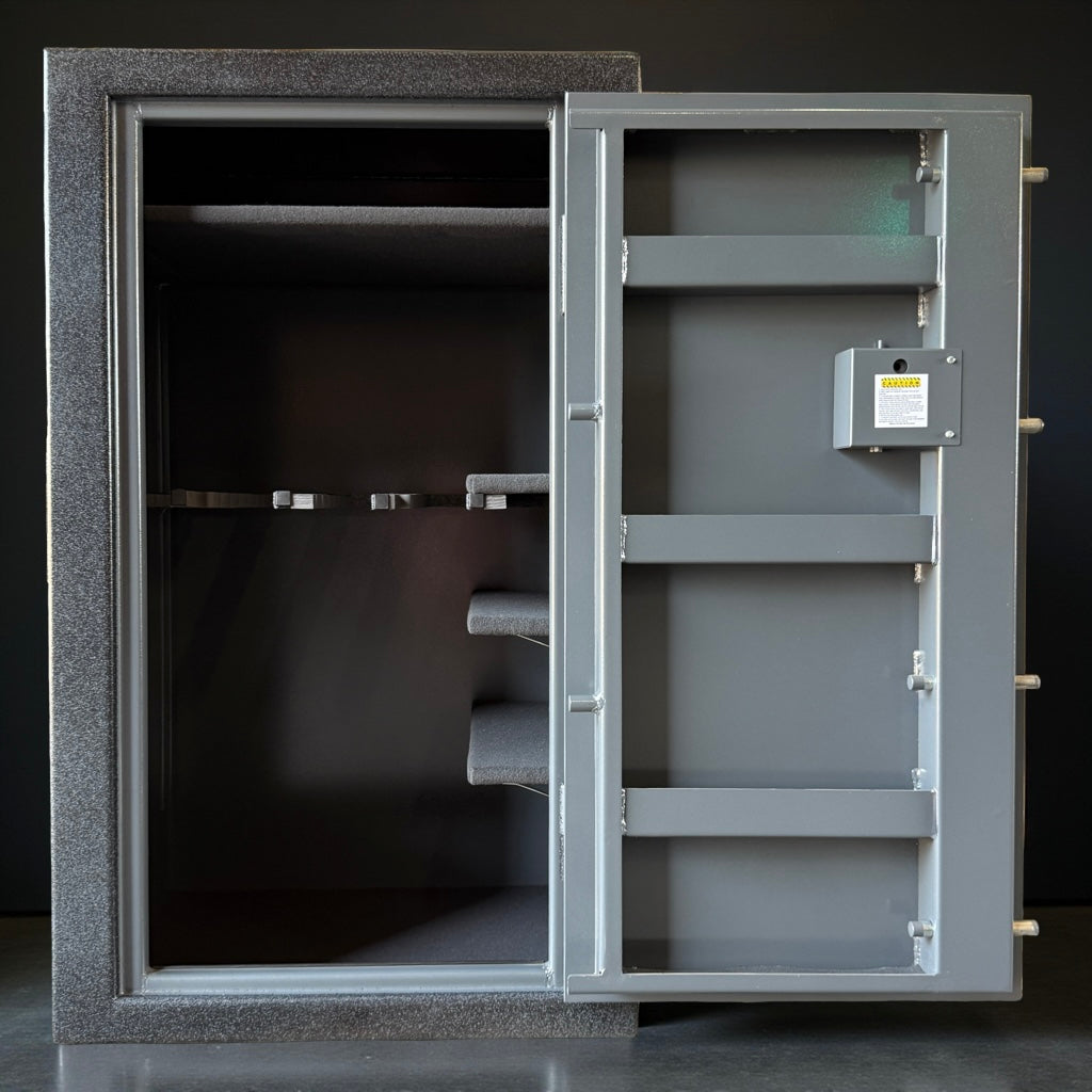 interior shelving of gun safe