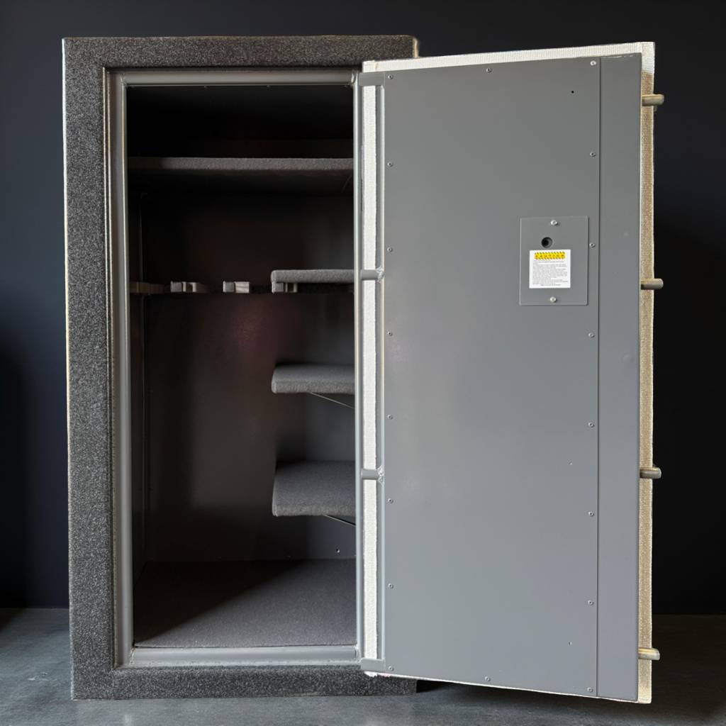 interior shelving of gun safe