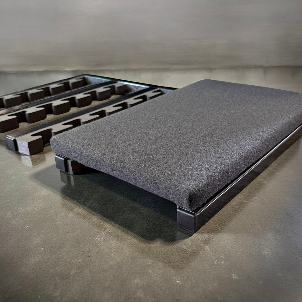 side view gun safe gun rack with shelf