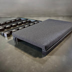 side view gun safe gun rack with shelf