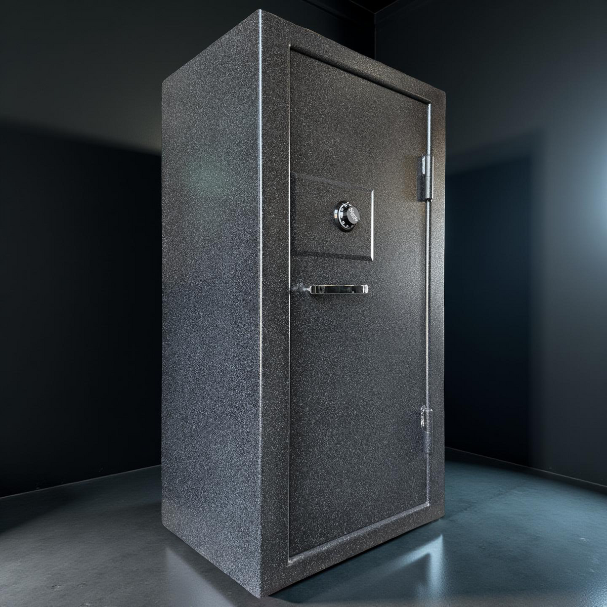 side view of gun safe