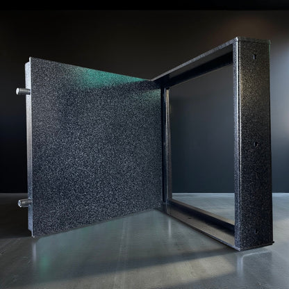 front of vault door escape hatch