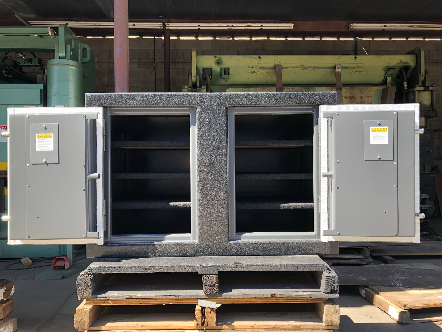 double door custom gun safe